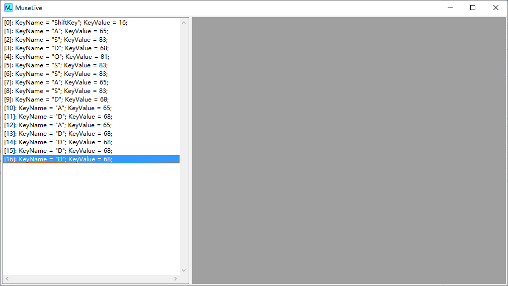 MuseLive Alpha 2.5.1 Window Screen Shot